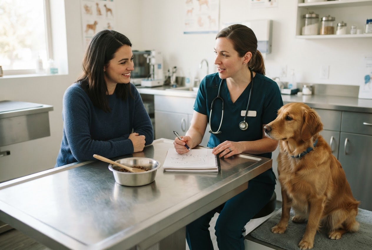 Veterinárne vedená eliminačná diéta u psa
